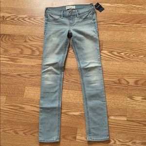 Girls Abercrombie NWT Jeggings Light Blue Jeans 12